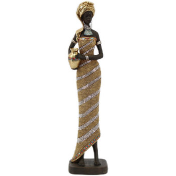 Casa Statuette e figurine Signes Grimalt Figura Donna Africana Oro