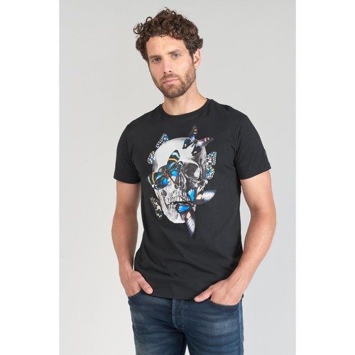 Abbigliamento Uomo T-shirt & Polo Le Temps des Cerises T-shirt USMA Nero