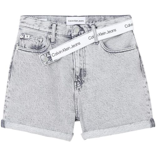Abbigliamento Donna Shorts / Bermuda Calvin Klein Jeans MOM SHORT Grigio