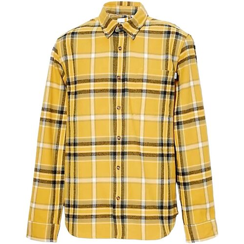 Abbigliamento Uomo Camicie maniche lunghe Timberland FLANNEL PLAID SHIRT Giallo