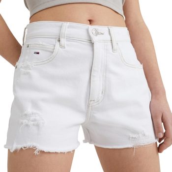 Abbigliamento Donna Shorts / Bermuda Tommy Jeans HOTPANT Bianco