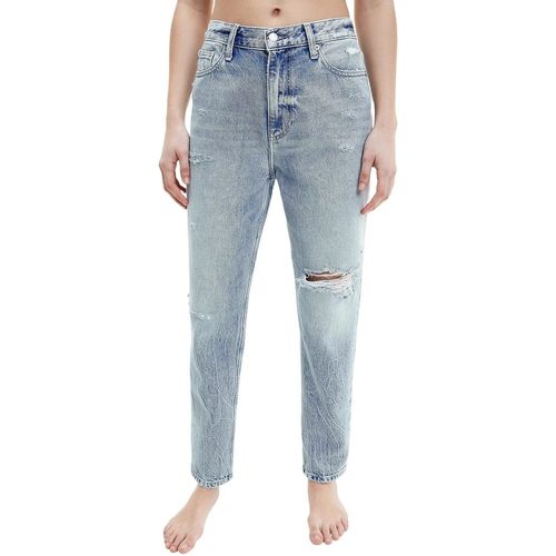 Abbigliamento Donna Jeans Calvin Klein Jeans MOM JEAN Blu