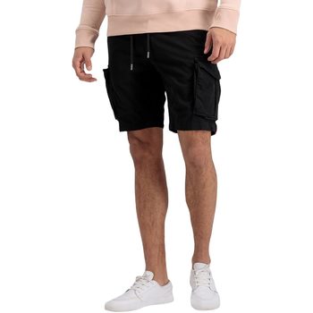 Abbigliamento Uomo Shorts / Bermuda Alpha COTTON TWILL JOGGER SHORT Nero