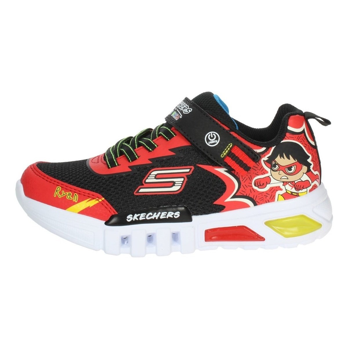 Scarpe Unisex bambino Sneakers alte Skechers 406043L Nero