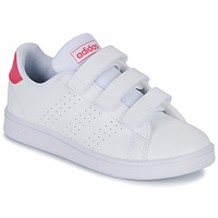 Scarpe Bambina Sneakers basse Adidas Sportswear ADVANTAGE CF C Bianco / Rosa