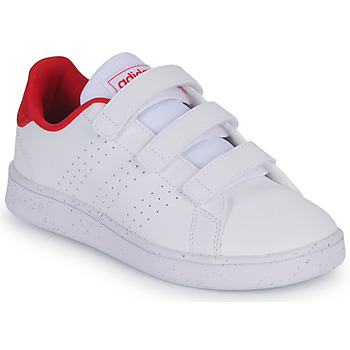 Scarpe Unisex bambino Sneakers basse Adidas Sportswear ADVANTAGE CF C Bianco / Rosso