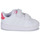 Scarpe Bambina Sneakers basse Adidas Sportswear ADVANTAGE CF I Bianco / Rosa