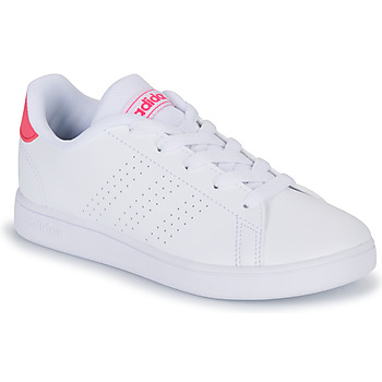 Scarpe Bambina Sneakers basse Adidas Sportswear ADVANTAGE K Bianco / Rosa