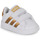 Scarpe Bambina Sneakers basse Adidas Sportswear GRAND COURT 2.0 CF Bianco / Bronzo