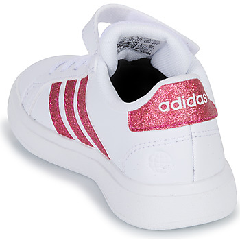 Adidas Sportswear GRAND COURT 2.0 EL Bianco / Rosa / Glitter