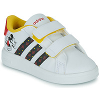 Scarpe Unisex bambino Sneakers basse Adidas Sportswear GRAND COURT MICKEY Bianco / Topolino