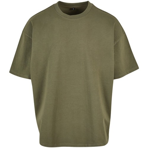 Abbigliamento Uomo T-shirts a maniche lunghe Build Your Brand RW8680 Verde