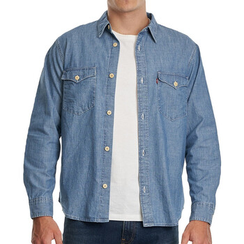 Abbigliamento Uomo Camicie maniche lunghe Levi's A1919-0003 Blu