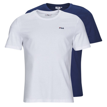 Abbigliamento Uomo T-shirt maniche corte Fila BROD TEE PACK X2 Marine / Bianco