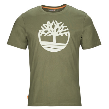 Abbigliamento Uomo T-shirt maniche corte Timberland SS Kennebec River Tree Logo Tee Kaki