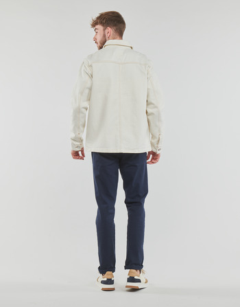 Timberland Work For The Future - Cotton Hemp Denim Chore Jacket Bianco