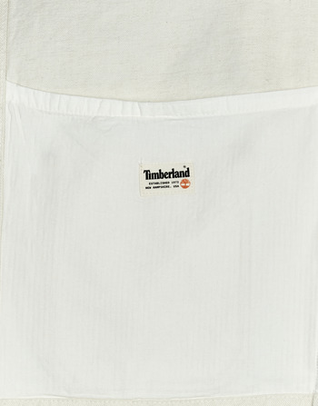 Timberland Work For The Future - Cotton Hemp Denim Chore Jacket Bianco