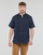 Abbigliamento Uomo Camicie maniche corte Timberland SS Mill River Linen Shirt Slim Marine