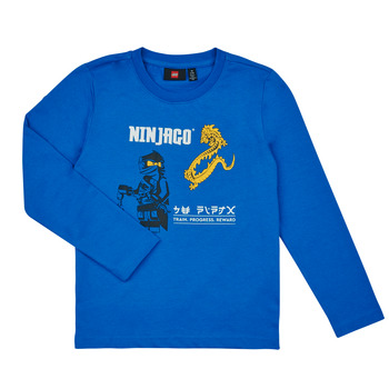 Abbigliamento Bambino T-shirts a maniche lunghe LEGO Wear  LWTAYLOR 624 - T-SHIRT L/S Blu