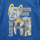 Abbigliamento Bambino T-shirts a maniche lunghe LEGO Wear  LWTAYLOR 703 - T-SHIRT L/S Marine