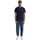 Abbigliamento Uomo T-shirt & Polo Revolution 1302 KEE T-Shirt - Navy Melange Blu