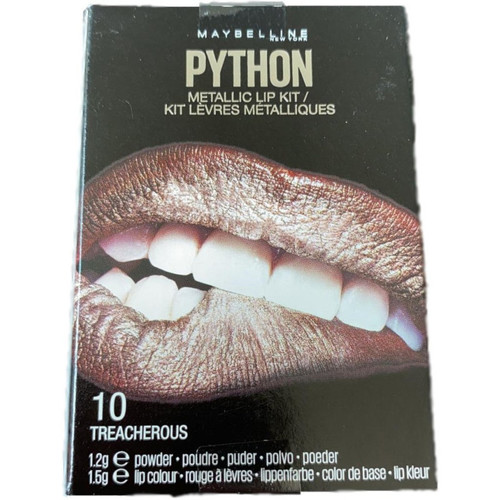 Bellezza Donna Cofanetto ombretti Maybelline New York Python Metallic Lipstick Kit - 10 Treacherous Altri
