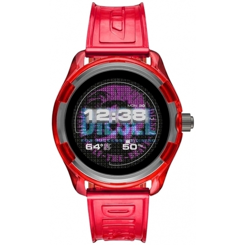 Orologi & Gioielli Uomo Orologio Misto Analogico-Digitale Diesel Smartwatch  - Fadelite rosso Multicolore