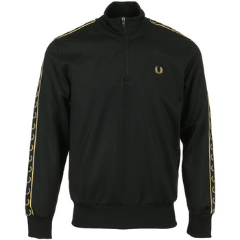 Fred Perry Taped Half Zip Track Top Nero