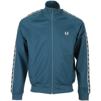 Abbigliamento Uomo Giacche sportive Fred Perry Seasonal Taped Track Jacket Blu