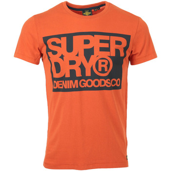 Superdry Denim Goods Co Print Tee Arancio