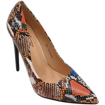 Scarpe Donna Décolleté Malu Shoes Decolette' donna ecopelle stampata coccodrillo matte multicolor Multicolore