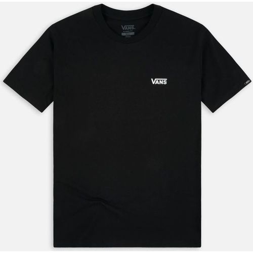 Abbigliamento Uomo T-shirt & Polo Vans VN0A54TFY28 - LEFT CHEST LOGO-BLACK Nero