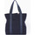Borse Donna Tote bag / Borsa shopping BOSS Borsa tote in tessuto con logo verticale Blu