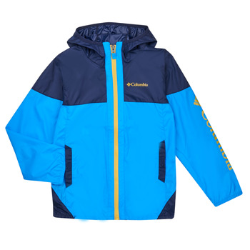 Abbigliamento Unisex bambino giacca a vento Columbia Flash Challenger Windbreaker Blu / Marine