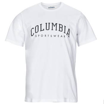 Abbigliamento Uomo T-shirt maniche corte Columbia Rockaway River Graphic SS Tee Bianco