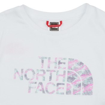 The North Face Girls S/S Crop Easy Tee Bianco