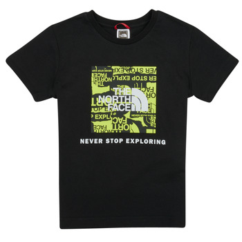 Abbigliamento Bambino T-shirt maniche corte The North Face Boys S/S Redbox Tee Nero