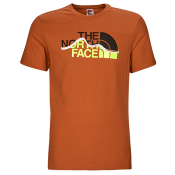 Abbigliamento Uomo T-shirt maniche corte The North Face S/S Mountain Line Tee Marrone