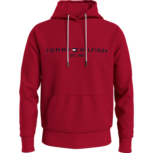 Abbigliamento Uomo Maglioni Tommy Hilfiger Logo Hoodie Rosso