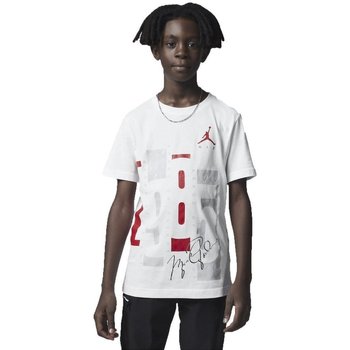 Abbigliamento Unisex bambino T-shirt maniche corte Nike T-Shirt Bambino Sneaker School Bianco