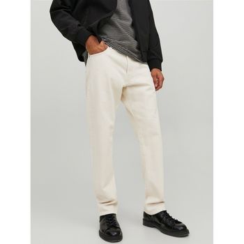 Abbigliamento Uomo Jeans Jack & Jones 12229540 CHRIS-ECRU Bianco