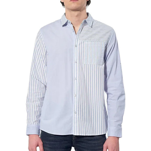 Abbigliamento Uomo Camicie maniche lunghe Kaporal NATANH22M42 Blu