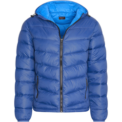Abbigliamento Uomo Parka Cappuccino Italia Hooded Winter Jacket Navy Blu