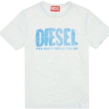 Abbigliamento Bambino T-shirt maniche corte Diesel J01130-0KFAV Bianco