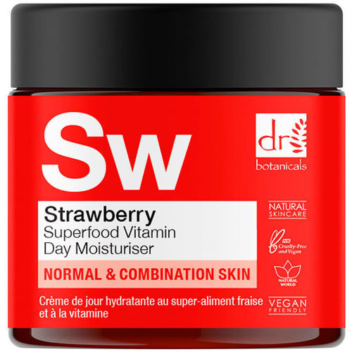 Bellezza Idratanti e nutrienti Dr. Botanicals Strawberry Superfood Vitamin Day Moisturiser 