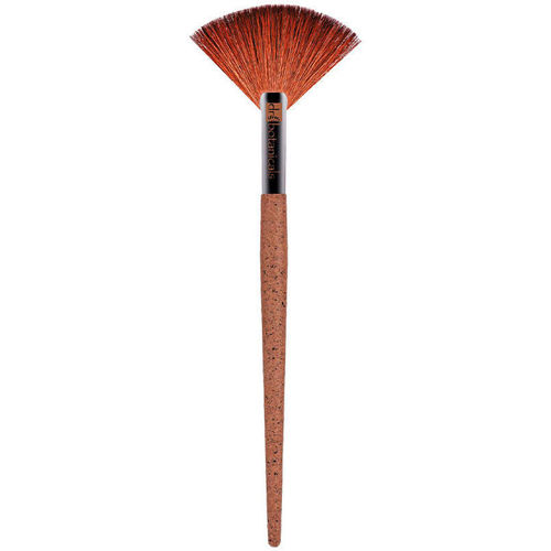 Bellezza Pennelli Dr. Botanicals Fan Brush Bionic Synthetic Hair Recycled Aluminium Coffee & Cor 