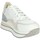 Scarpe Donna Sneakers alte Keys K-7661 Bianco