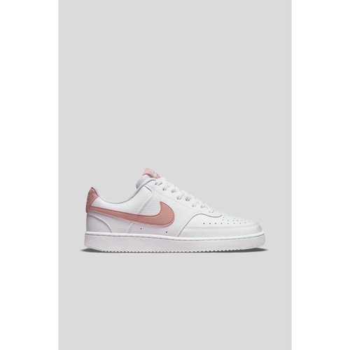 Scarpe Donna Sneakers Nike W  Court Vision Lo Nn - White Pink Oxford Bianco