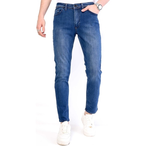 Abbigliamento Uomo Jeans slim True Rise 140527675 Blu