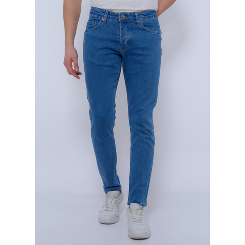 Abbigliamento Uomo Jeans slim True Rise 140527805 Blu